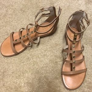 Seychelles tan gladiator sandals size 9.